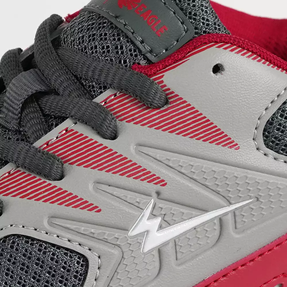 Eagle Sepatu Running Run Breaker - ABU TUA/MERAH