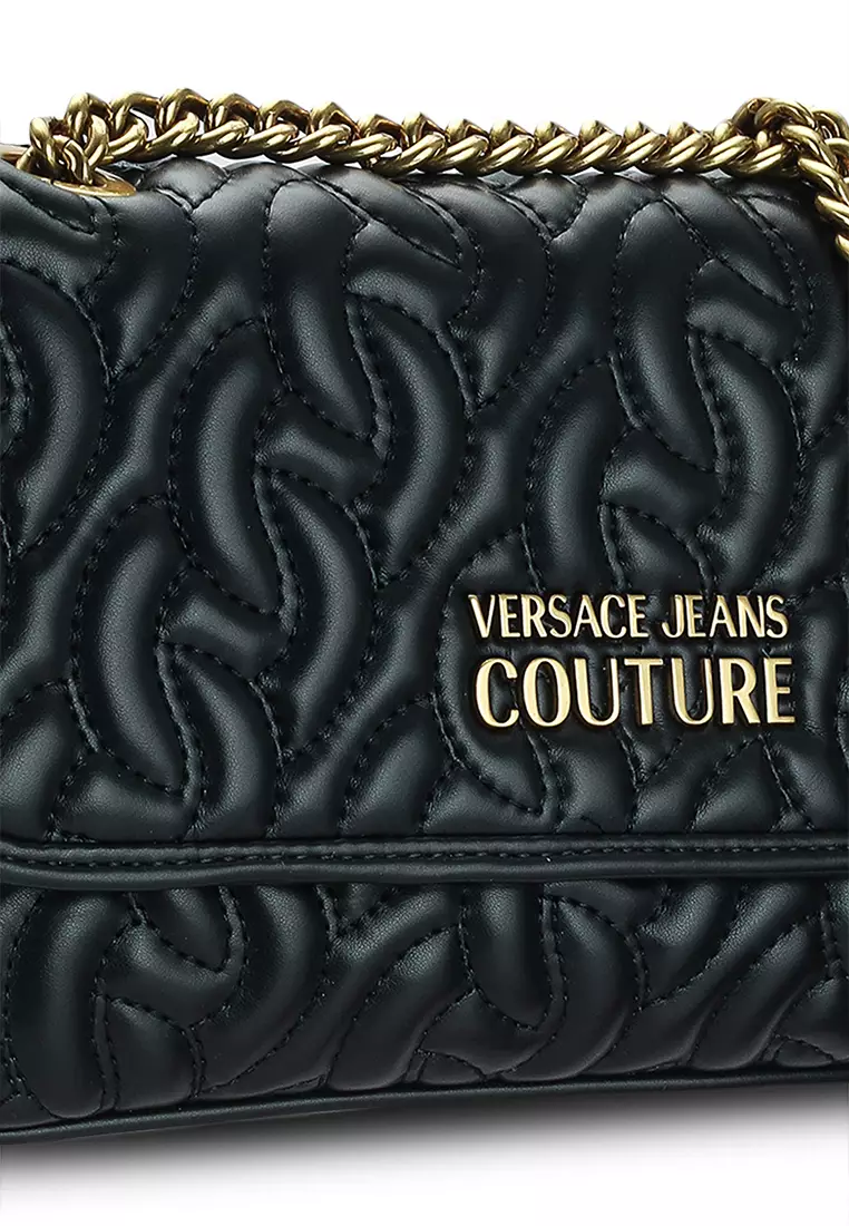 Versace embroidered store baroque shoulder bag