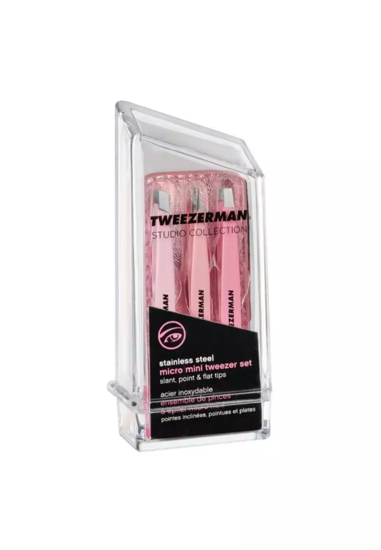 Tweezerman #4267-LLT micro mini tweezer set