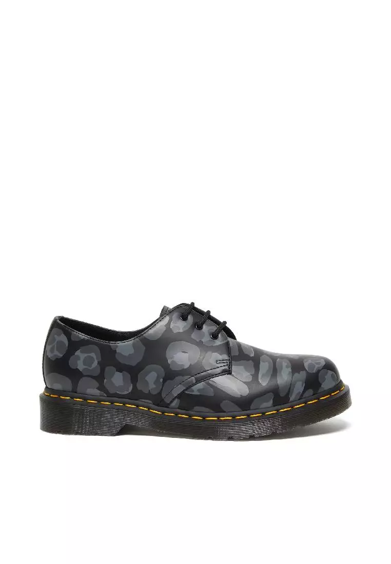 Discount on Dr. Martens  shoes - SKU: 1461 Distorted Leopard Print Oxford Shoes