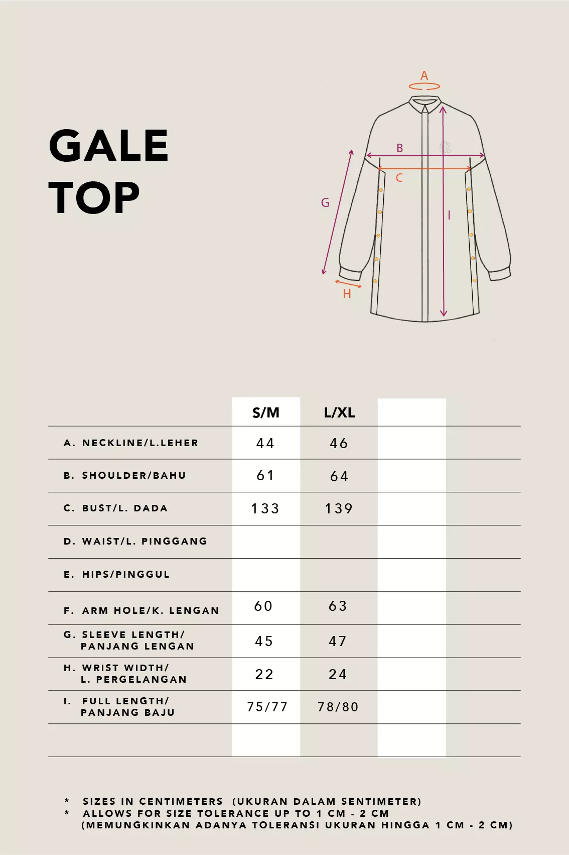 Kami Gale Oversized Top Wheat