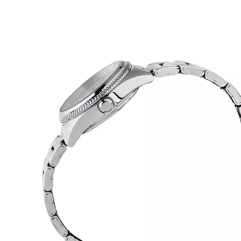 [LAST CHANCE DEALS] Jam Tangan Wanita Alba Prestige AH7CL7X1 Ladies Light Blue Patterned Dial Stainless Steel Strap