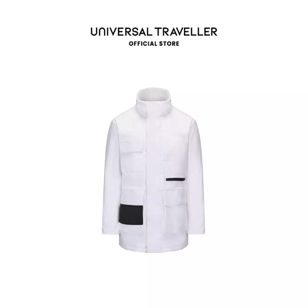 Universal Traveller ASYMMETRIC MONOTONE DOWN JACKET DJ24020