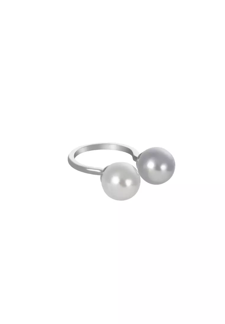 Seaside Treasures Serenade Toi et Moi Pearl Ring