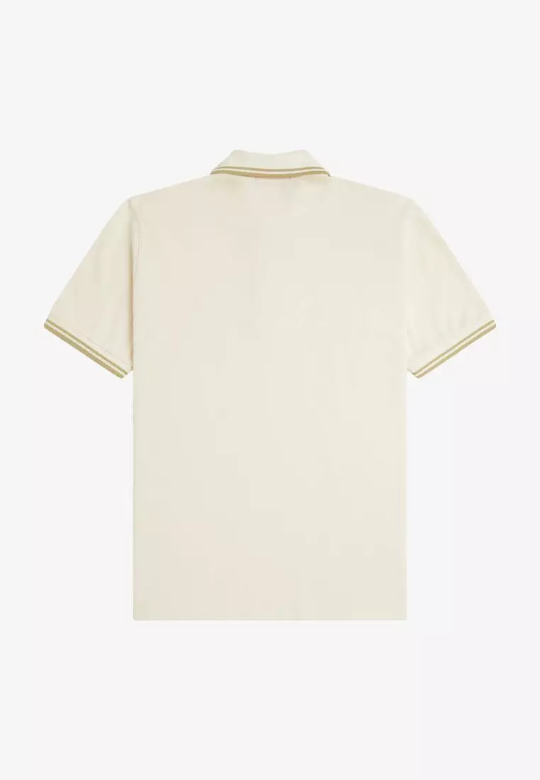 ■FRED PERRY■ M12 Twin Tip Fred Perry Shirt Light Ecru Cham Buy Fred Perry Fred Perry M12 Made in England Twin Tipped