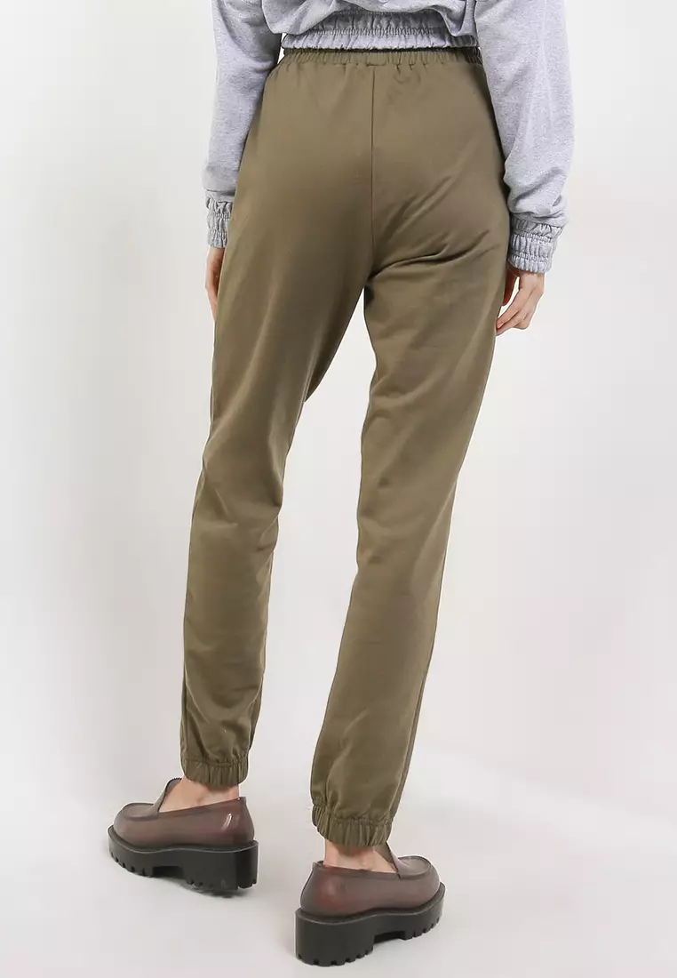 Hush khaki joggers deals