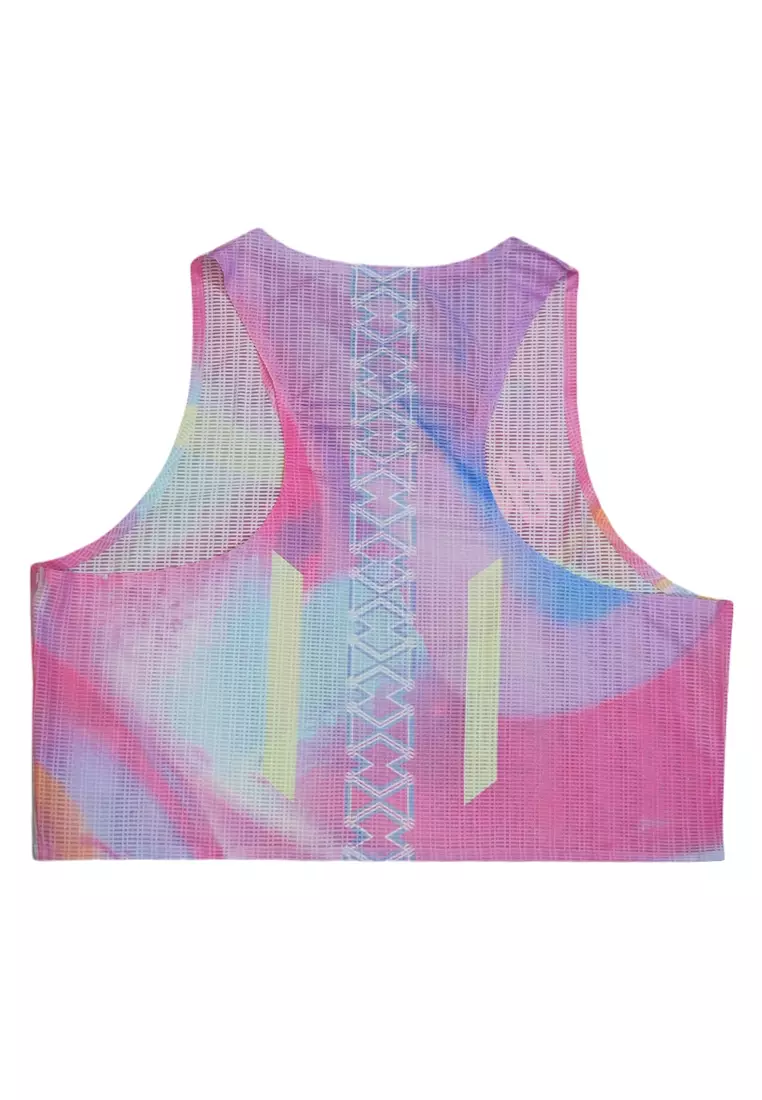 C2 Women Pink Marbles Race Vest