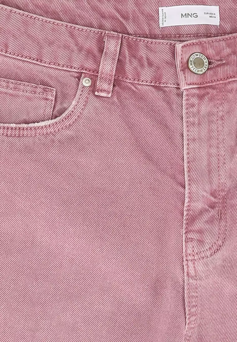 Teens Frayed Hem Denim Shorts