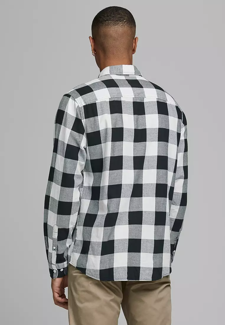 Buy Jack & Jones Gingham Twill Shirt Online | ZALORA Malaysia