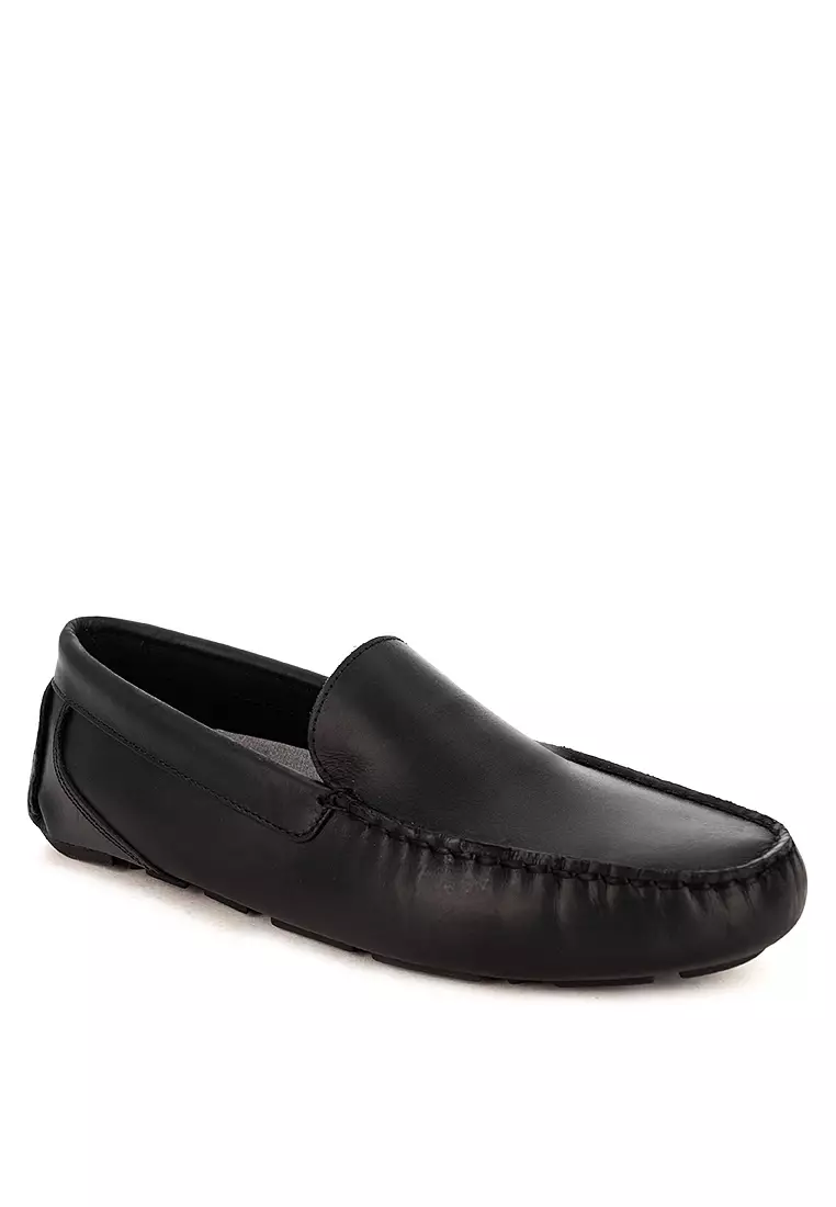 Discount on Sperry  shoes - SKU: Davenport Venetian Driver Black Shoes