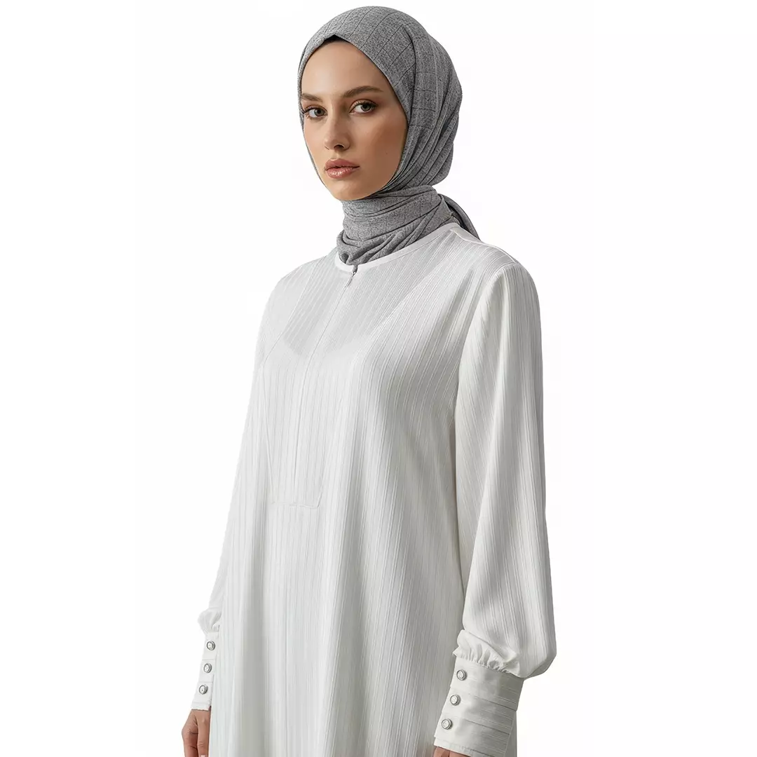 Rabbani - Dresslim Muslim Wanita Dewasa Lengan Panjang Alistha Exclusive - Broken White