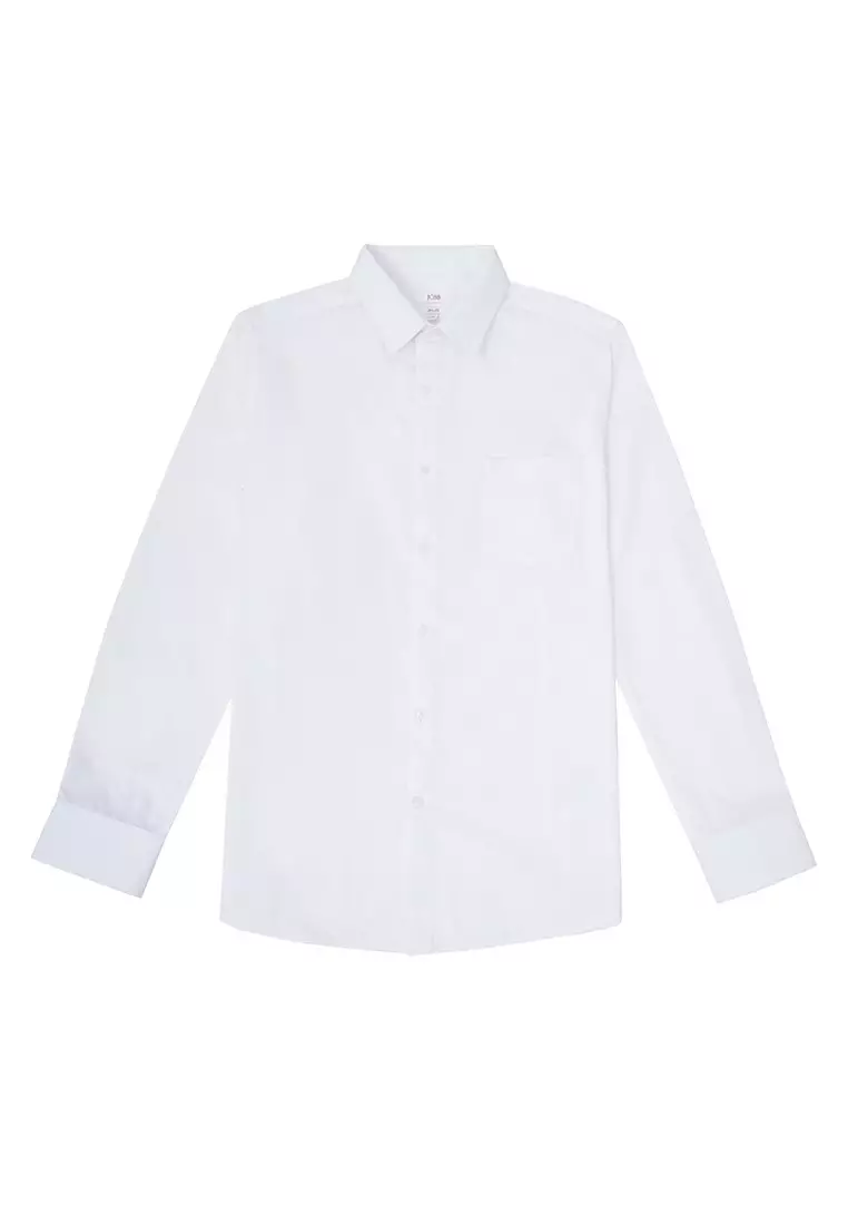 Jobb Penley Kemeja Pria Lengan Panjang Regular Fit Putih