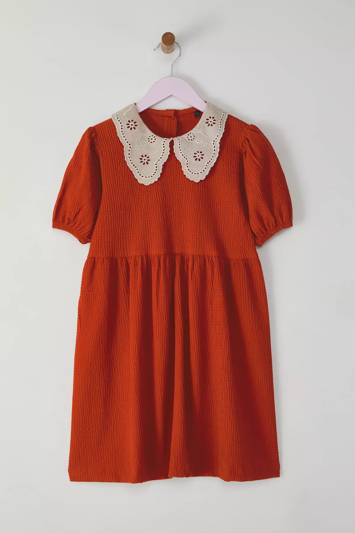 Cotton Baby Collar Dress