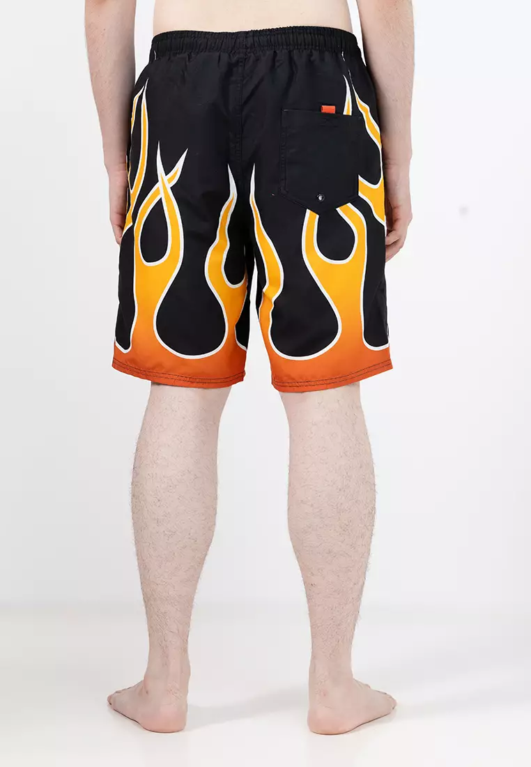 Harley-Davidson® 1980 FX Flames Swim Trunk