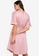 ZALORA WORK pink Folded Cuff Shift Dress D7607AA534C811GS_2