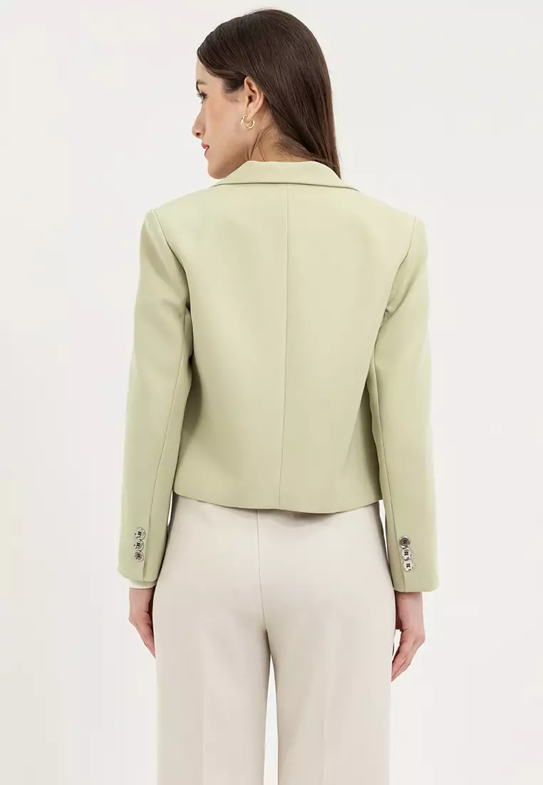 Short Relaxed Fit Blazer