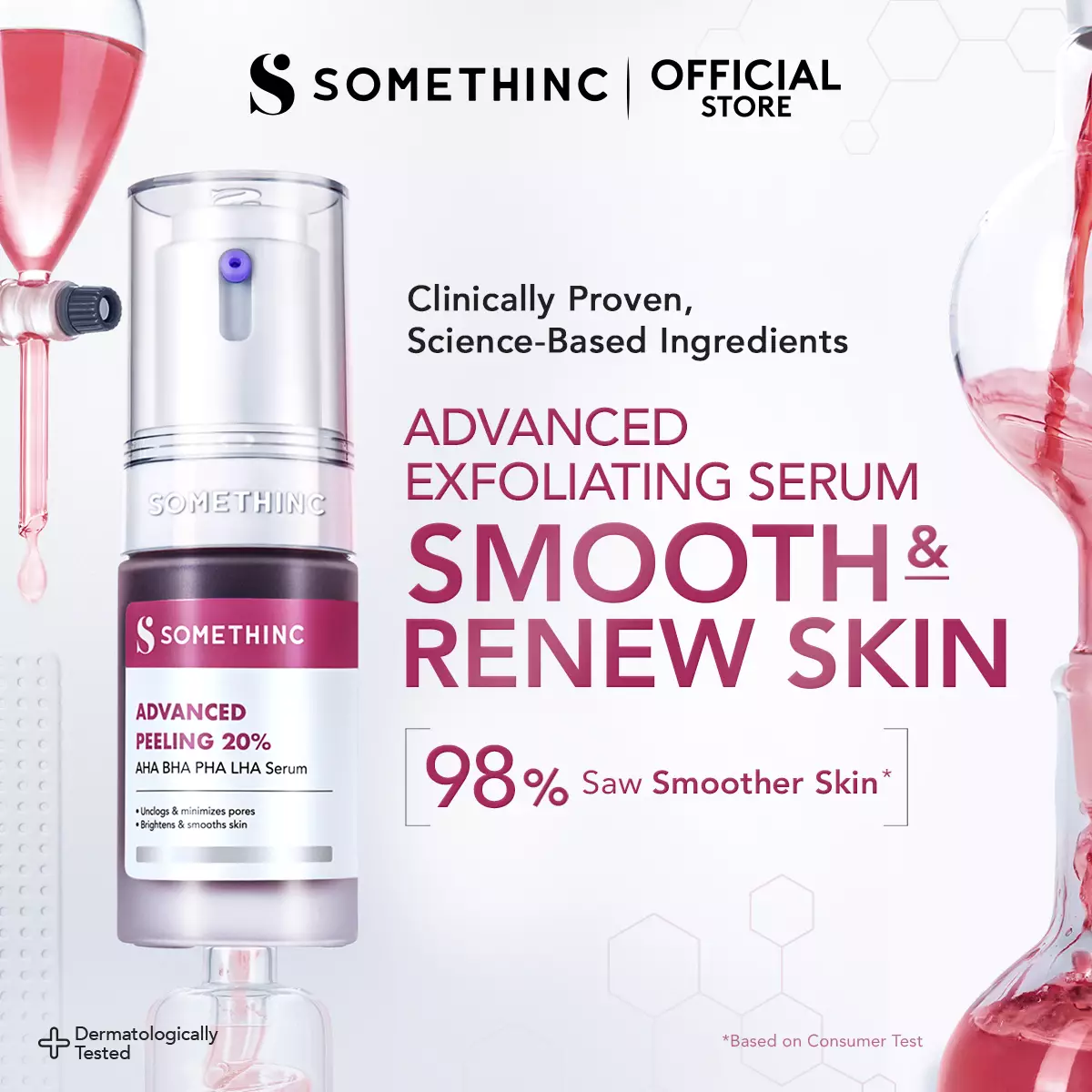 SOMETHINC Advanced Peeling 20% AHA BHA PHA LHA Serum 20ml