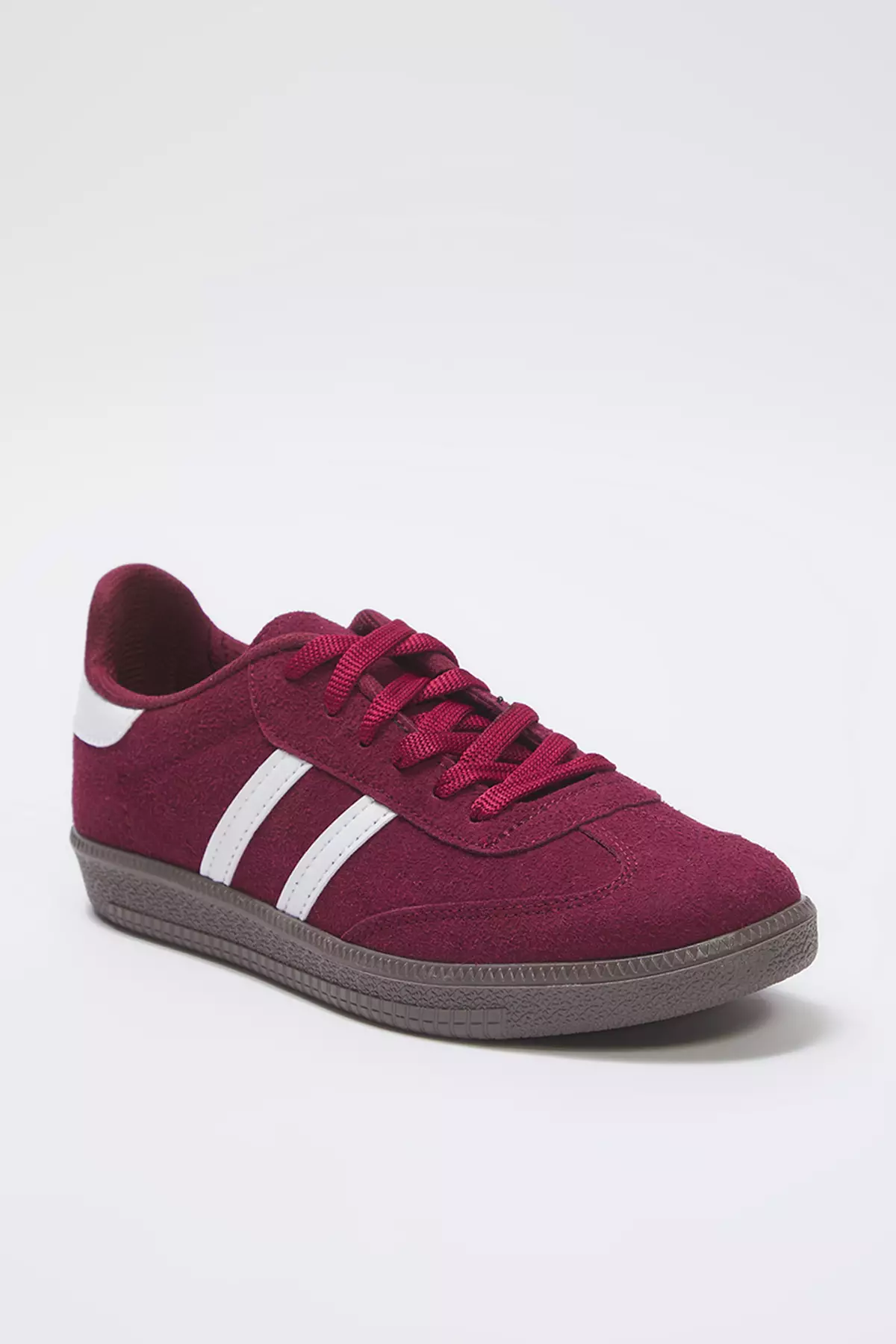 Retro Claret Red Women's Sports Shoes - Lace-Up Takaw25Sn00005