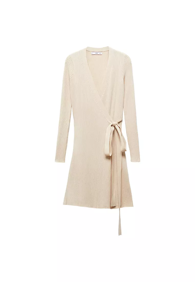 Buy Mango Wrap Cable Knit Cardigan Online ZALORA Malaysia