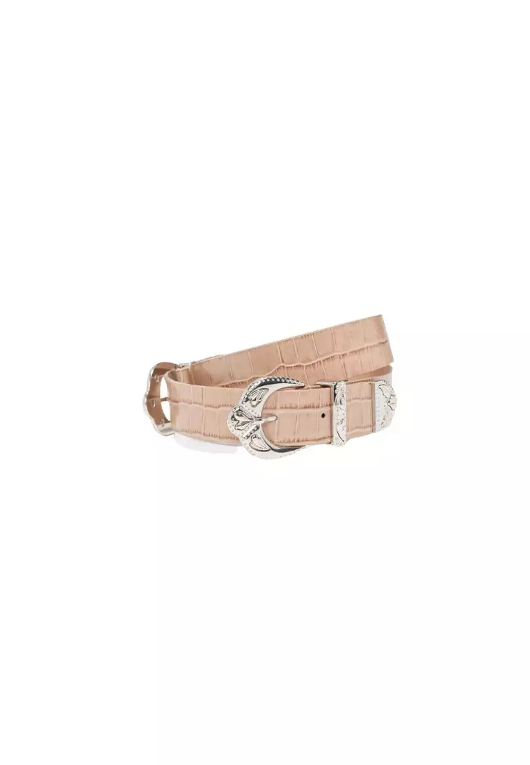 Buy Maje Western Double Buckle Belt 2024 Online ZALORA Singapore