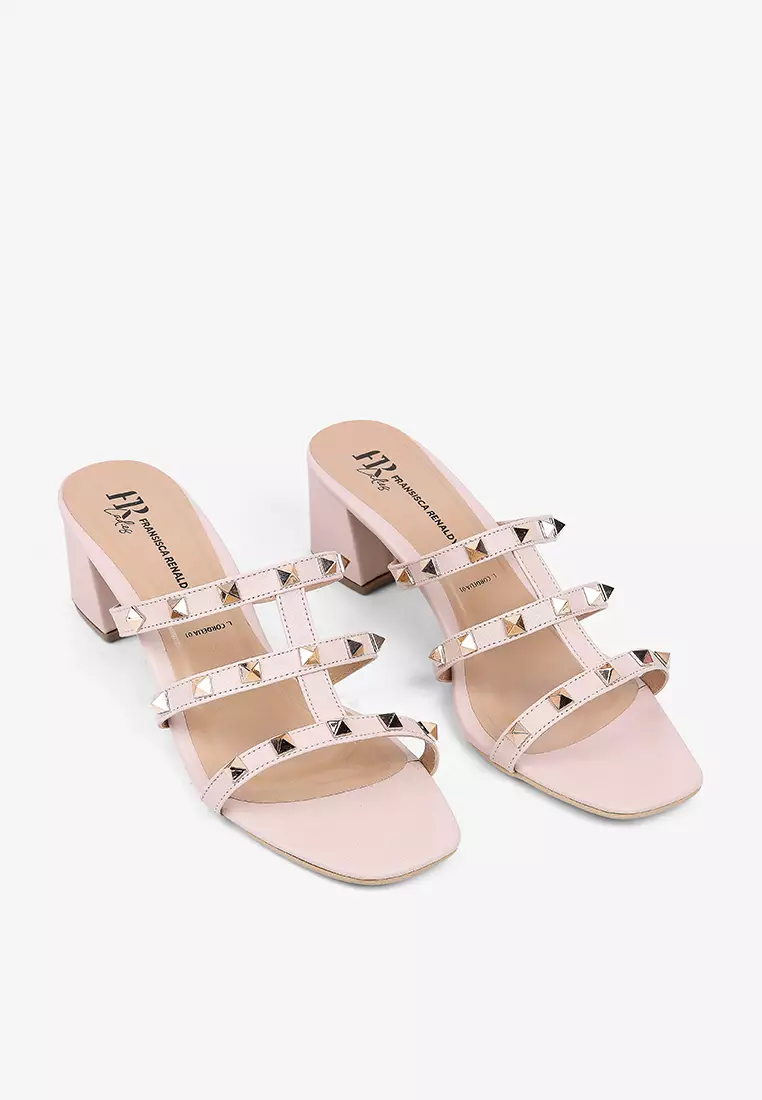 Sandal Heels Wanita Rockstud L.Cordelia 01 - Fransisca Renaldy