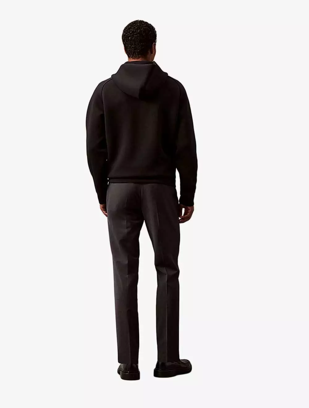 Calvin Klein - Slim Wool Blend Trousers - Grey - grey