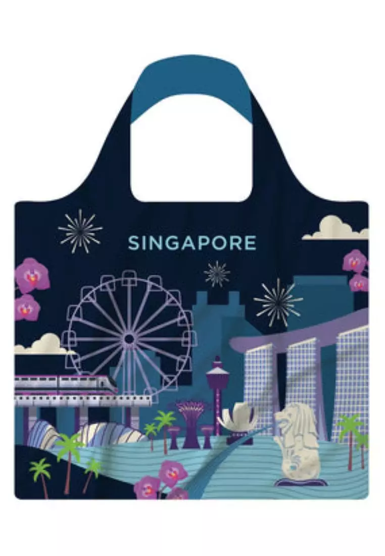 Crossing Recycled Foldable Tote Bag  Celebration Singapore