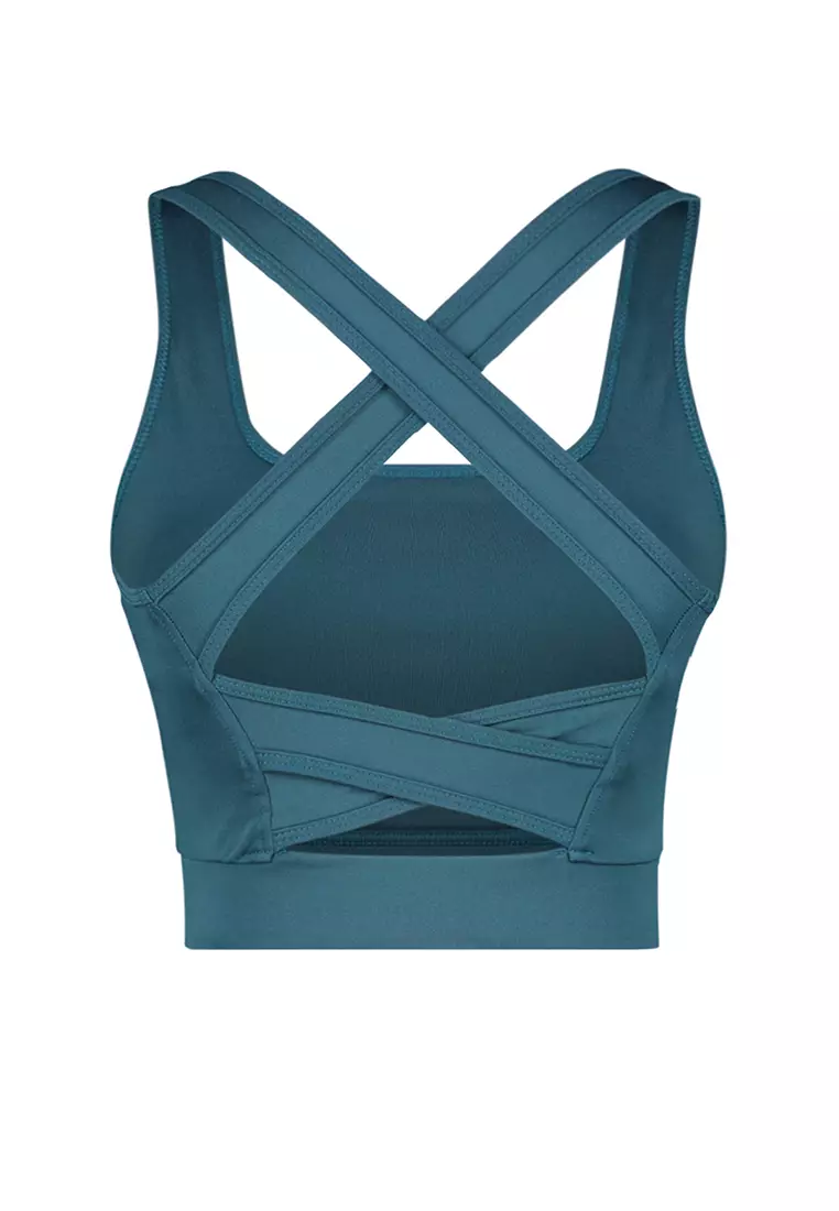 Oil Support/Shaping Back Detail Square Neck Sports Bra TWOSS22SS0040