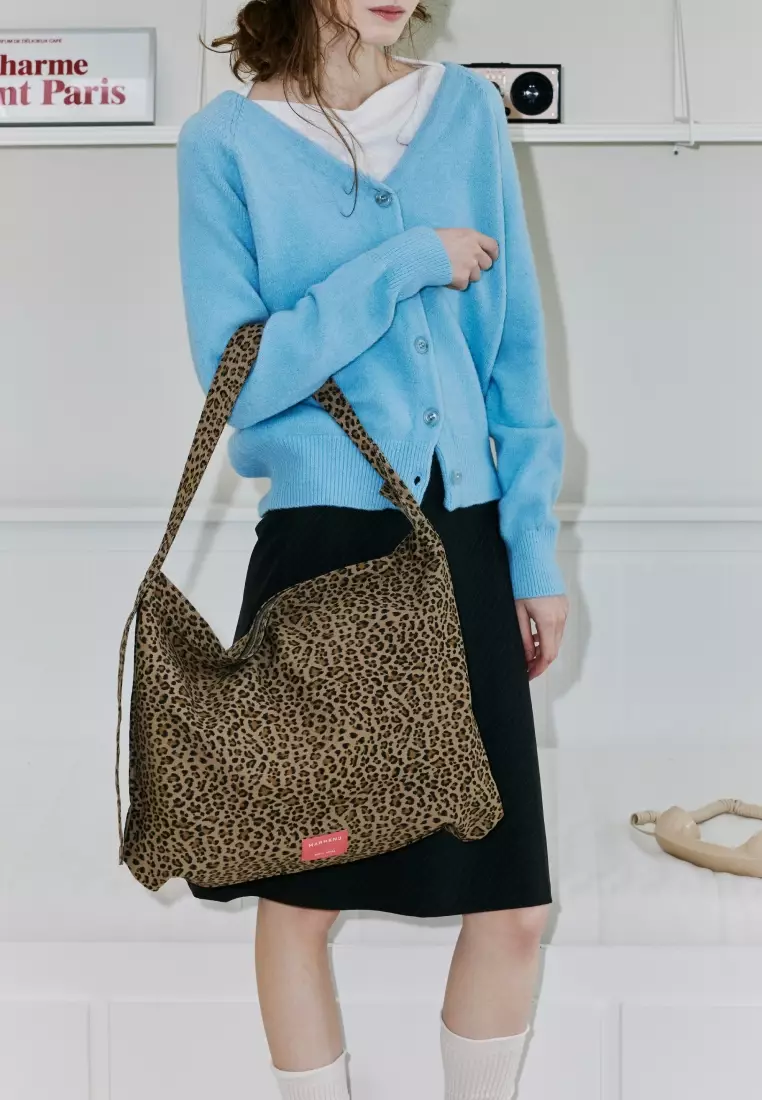 JEMMA Canvas Crossbody Bag Brown