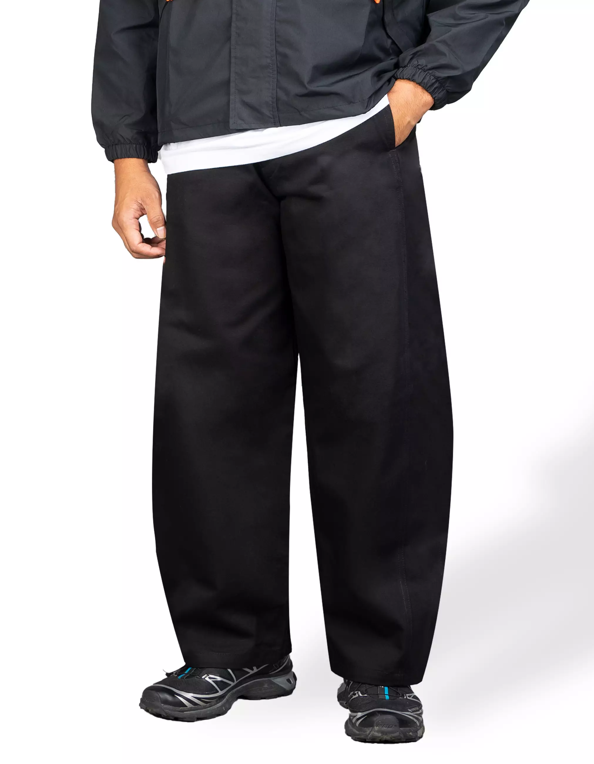 Gloaming Celana Barrel Twill Baggy Unisex Black