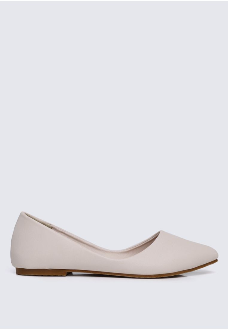 My Ballerine Cece Comfy Ballerina In Beige
