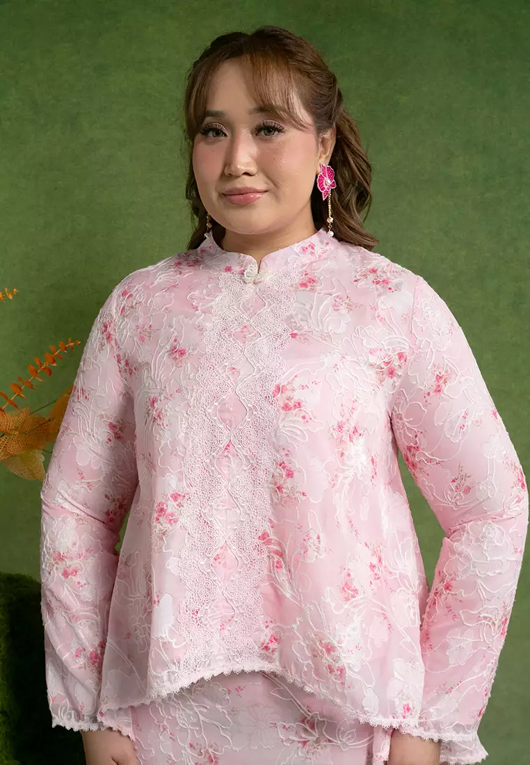 Lena Plus Size Babydoll Kurung Set