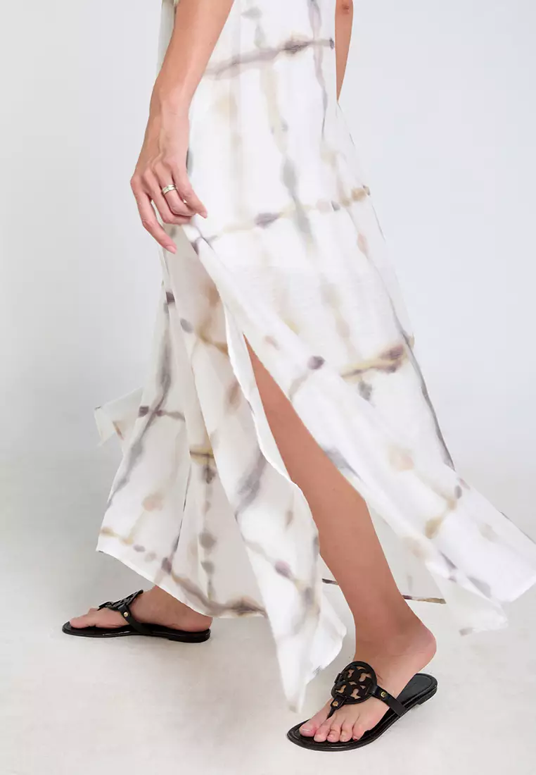 Floral Maxi Linen Dress