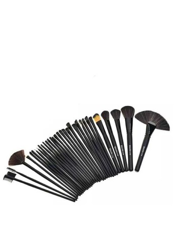 Evernoon black Brush Kuas Make Up 24 Set dengan Pouch Material Synthetic Hair Lembut - Black FB639BED8C1583GS_1