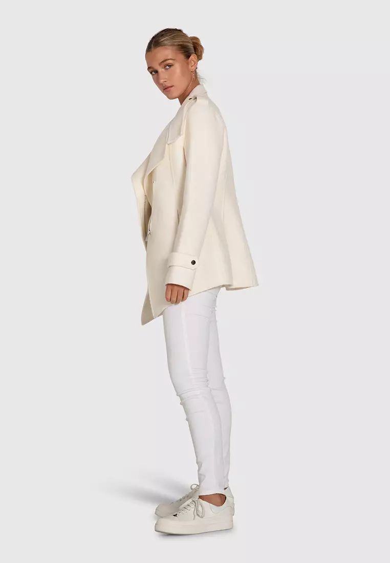 Bad Girl Wool Blend Moto Coat