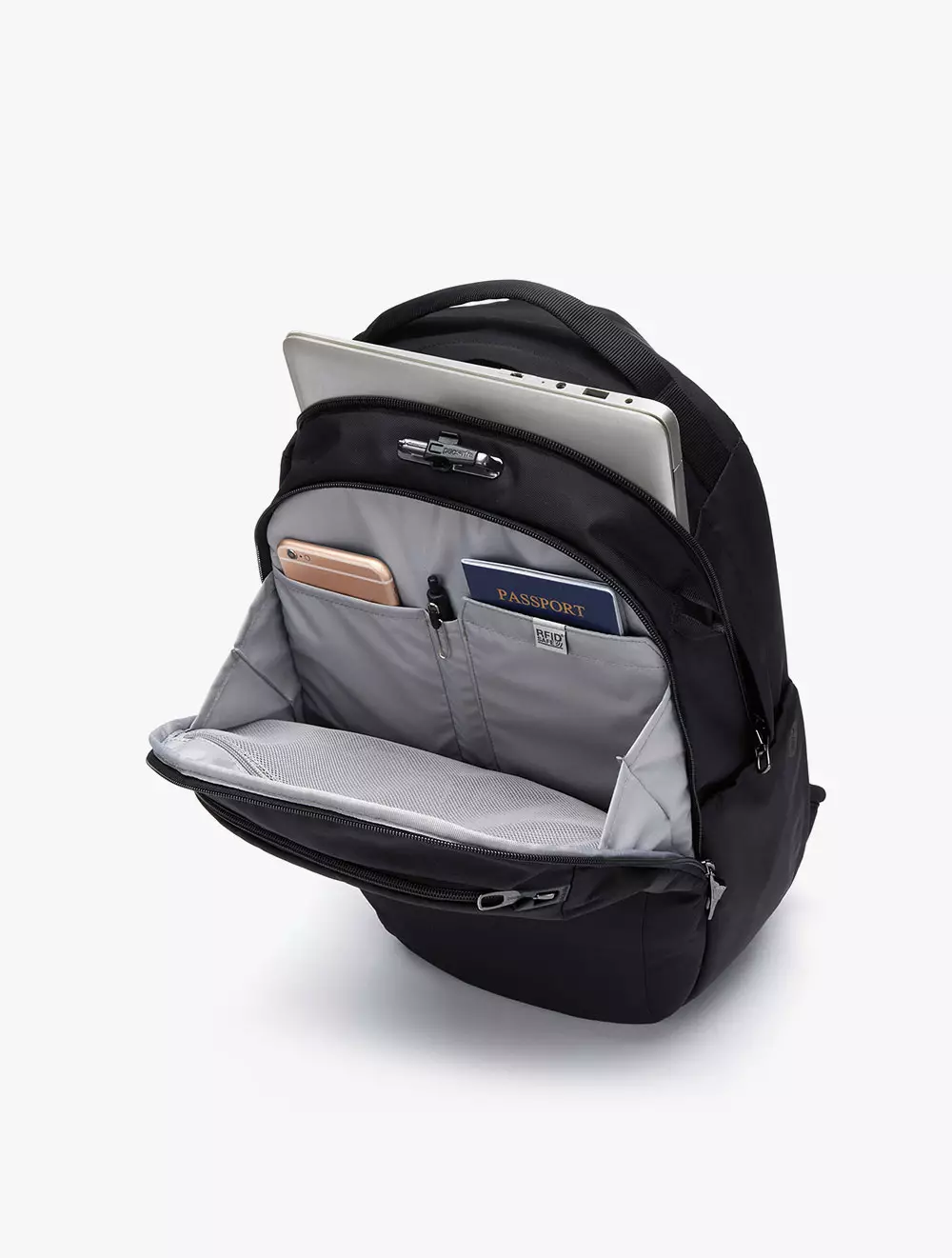 Pacsafe Anti-Theft V 26L Tour Backpack – Jet Black - Jet Black