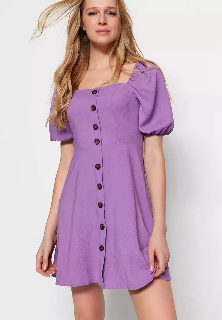 Button Detail Dress