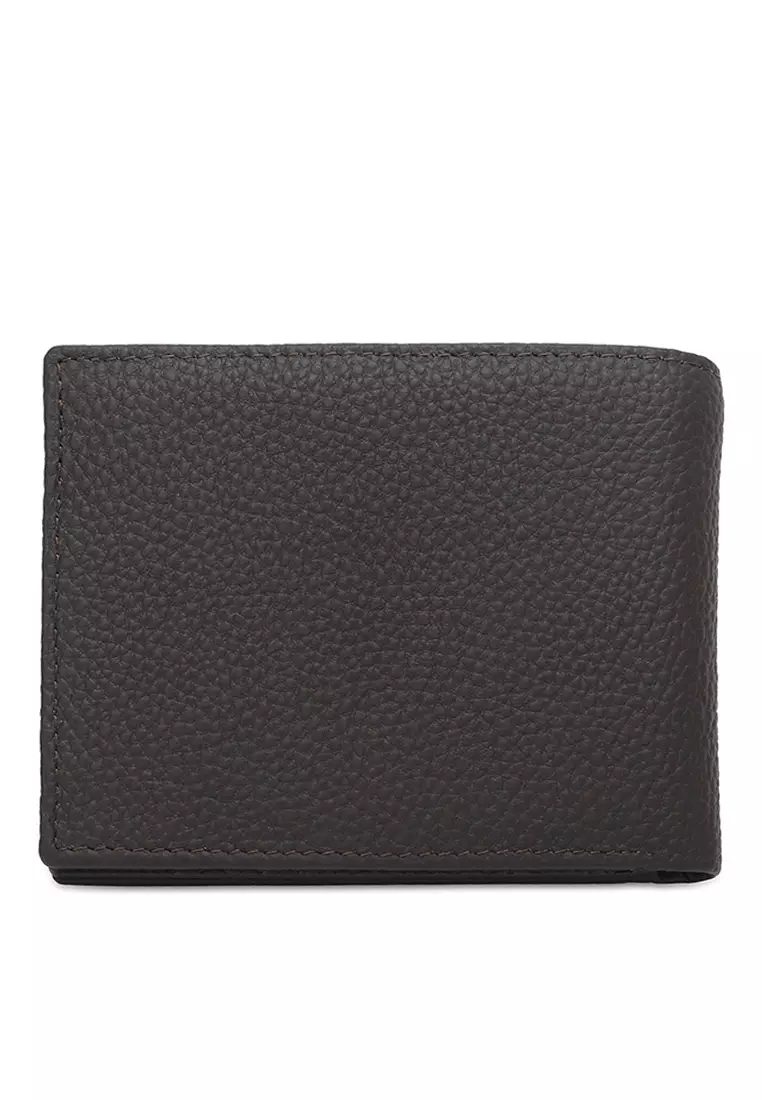 Men's Genuine Leather RFID Blocking Bi Fold Wallet