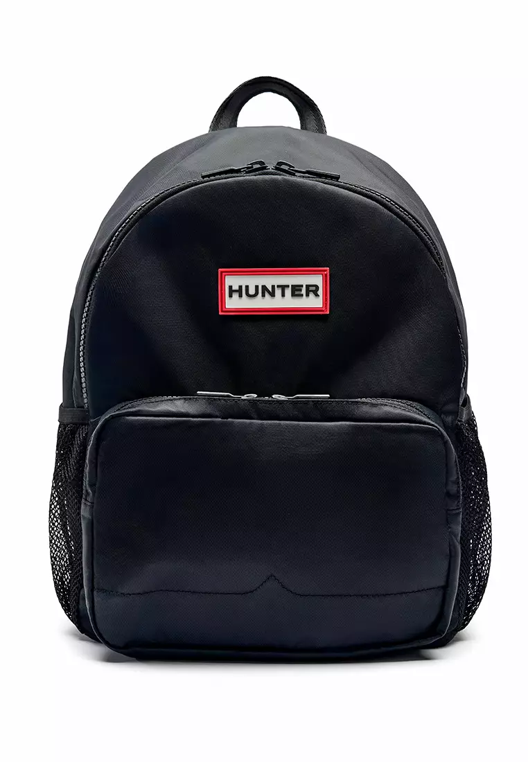 hunter original mini black nylon backpack Classic Women's, Black,  : Clothing, Shoes & Jewelry resistant fabric with an additional water Hunter Top Clip Mini Backpack