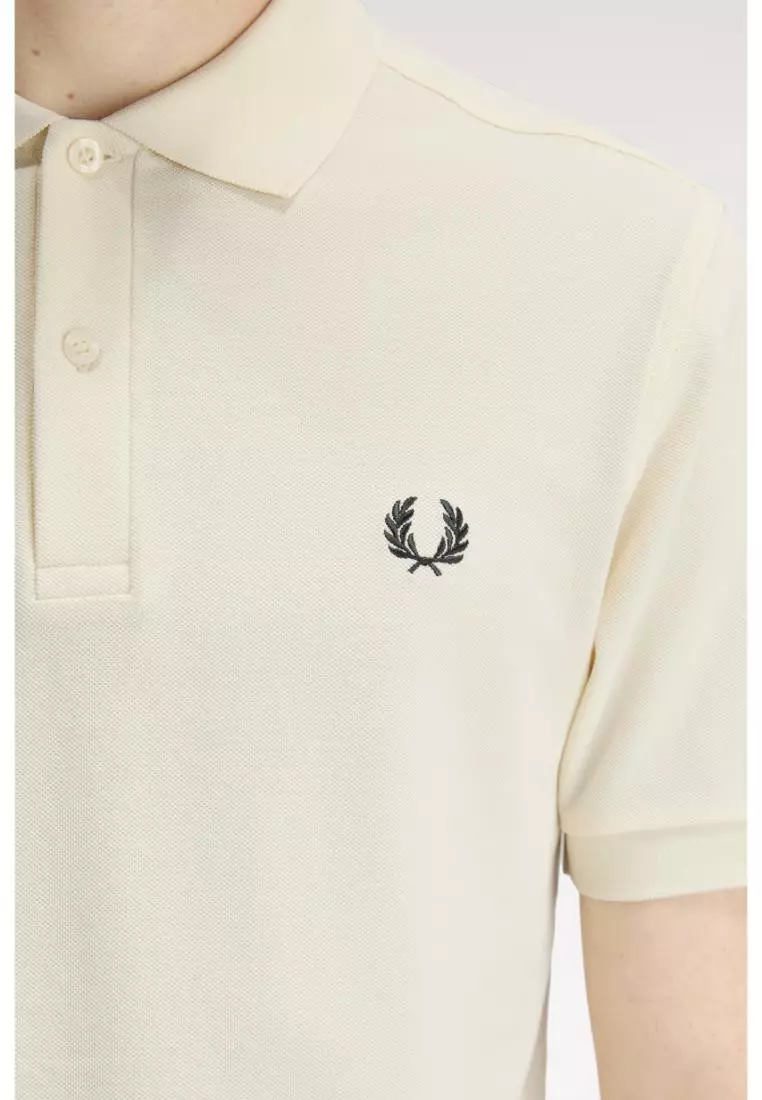 Fred Perry M6000 The Fred Perry Shirt (Ecru / Grassroots)