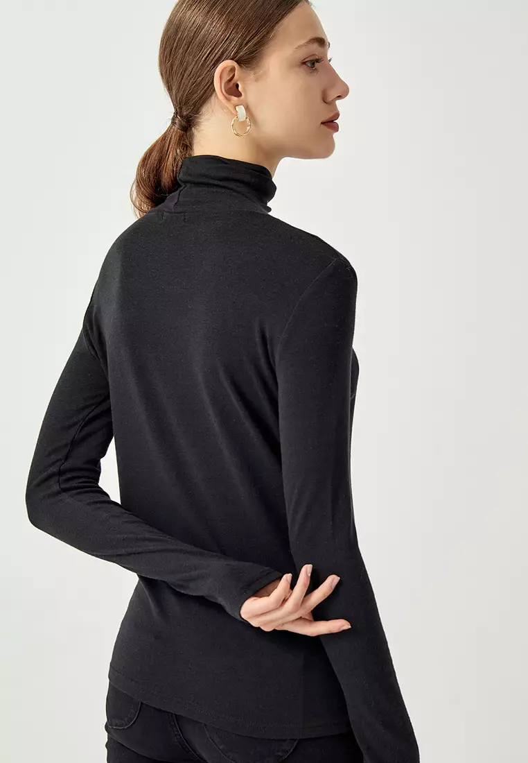 Buy HAPPY FRIDAYS All-Purpose Style Bottle Neck Long Sleeve