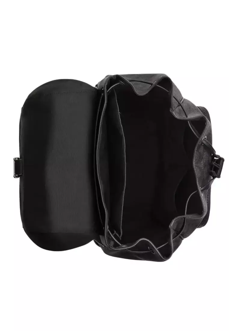 Racer Backpack In Signature Charcoal Black CT707