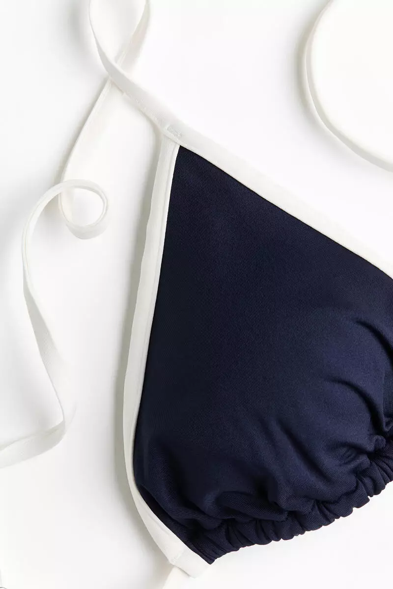 Padded triangle bikini top