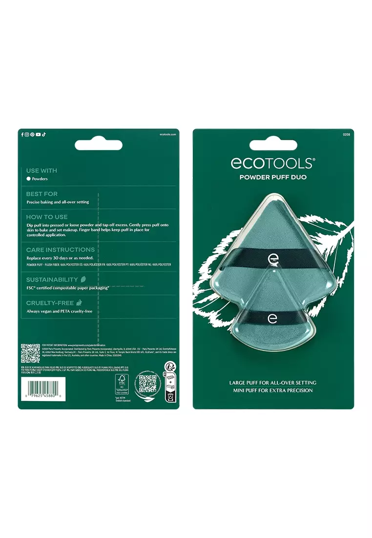 Buy EcoTools Ecotools Makeup Powder Puff Duo (Loose, Pressed Powder ...