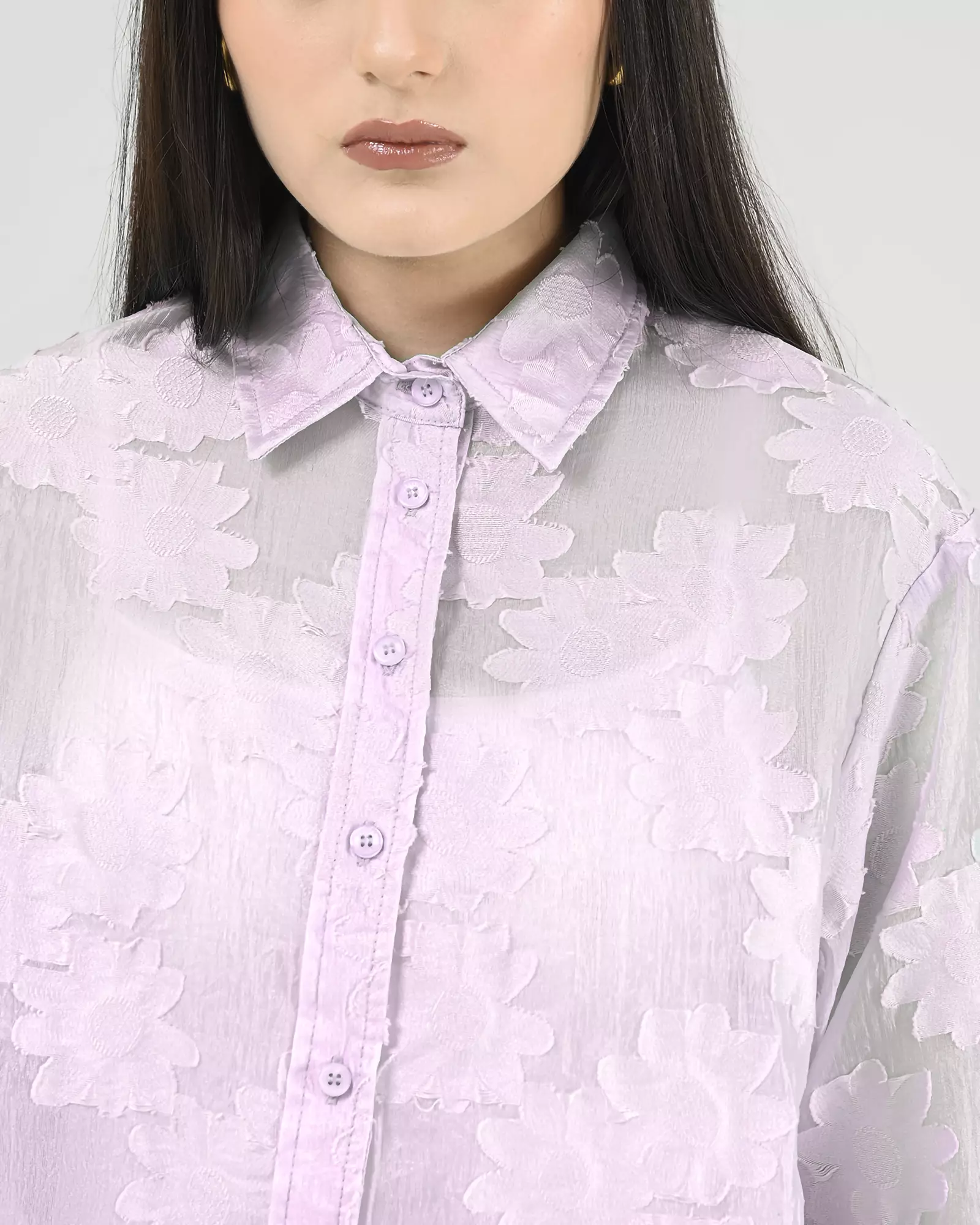 Geulis.id LIBBY SHIRT - Lilac