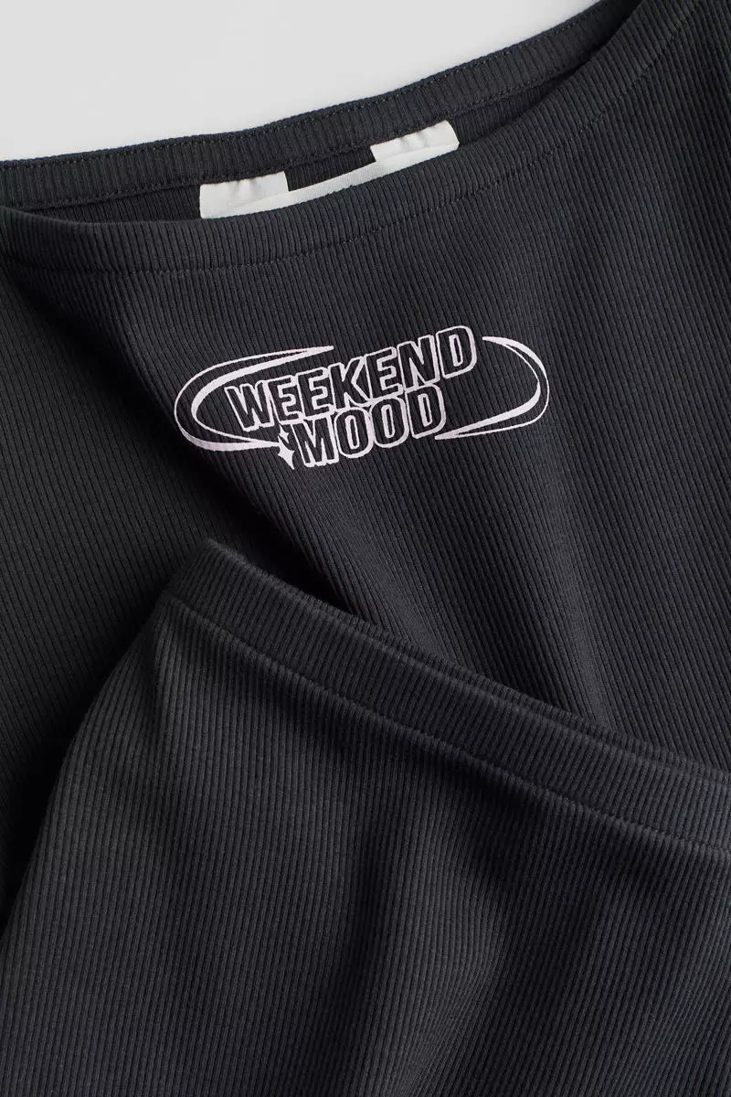 2-piece ribbed jersey set