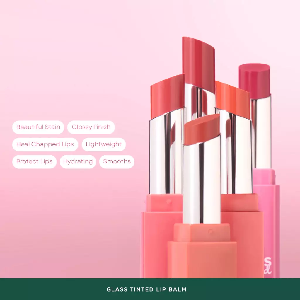Luxcrime Glass Tinted Lip Balm - Peach Soda