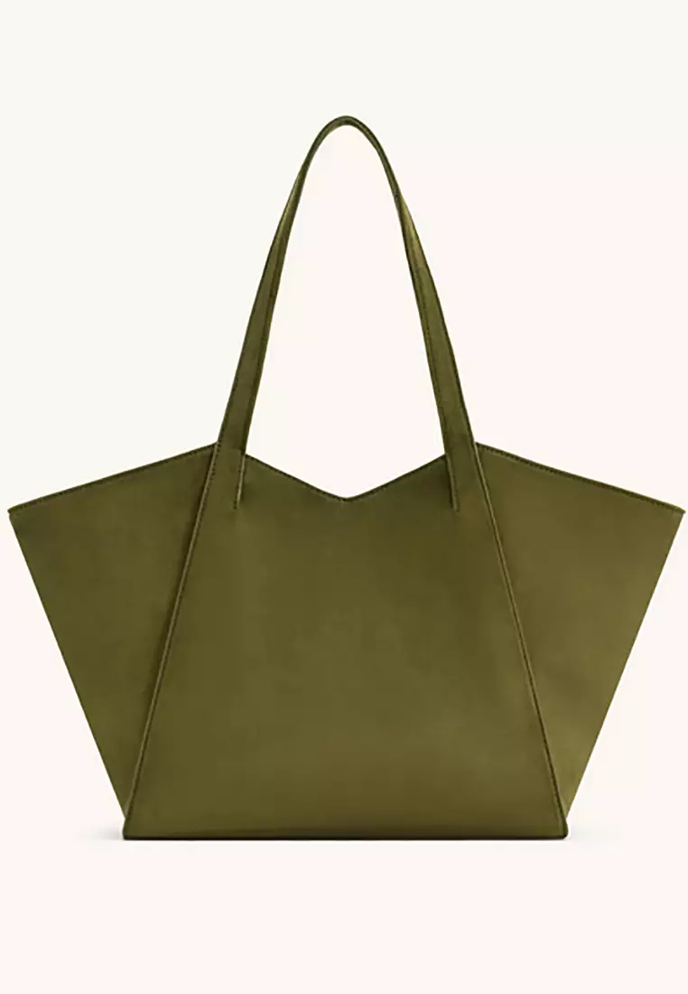 Kiana Large Capacity Tote Bag - Dark Olive
