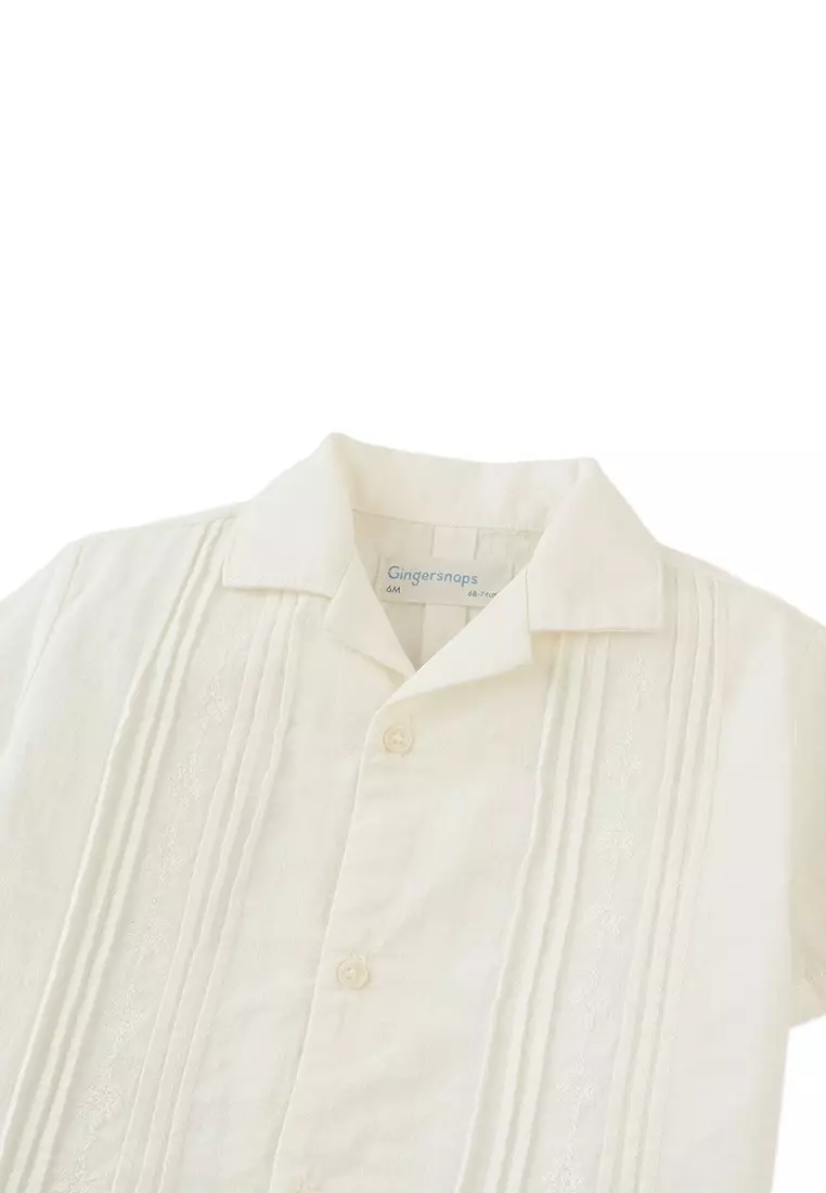 Baby David Embroidered Guayabera Shirt