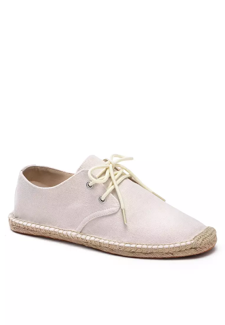 Lace Up Canvas Espadrilles QZ-S55
